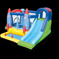 Gonfiabile Con Scivolo Spazio