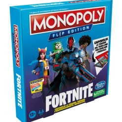 Hasbro Gaming Monopoly Fortnite Flip Edition, Gioco Da Tavolo Dai 13 Anni In Su