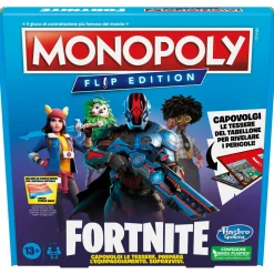 Hasbro Gaming Monopoly Fortnite Flip Edition, Gioco Da Tavolo Dai 13 Anni In Su