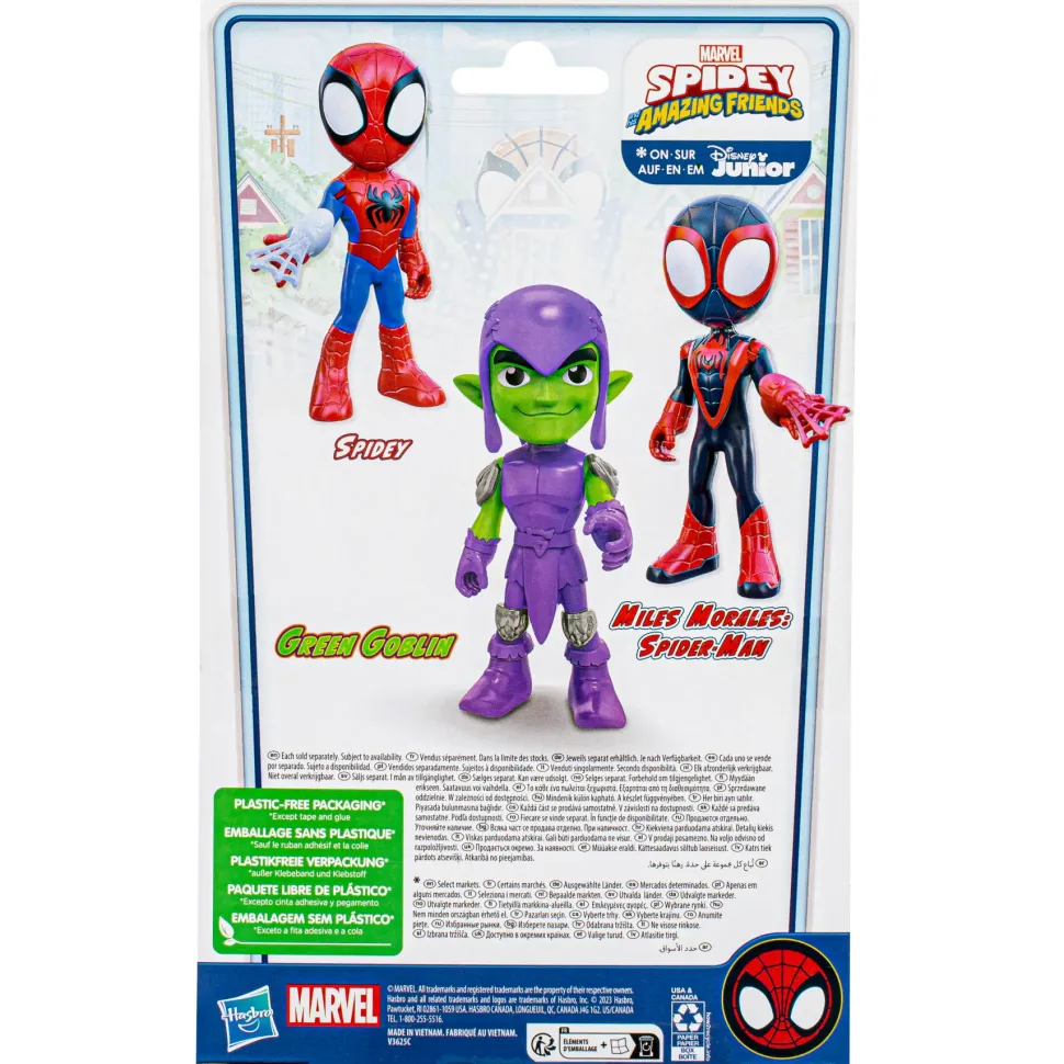 Hasbro Marvel Spidey E I Suoi Fantastici Amici, Action Figure Di Green Goblin Di Grandi Dimensioni, Giocattoli Per Eta Prescolare
