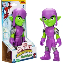Hasbro Marvel Spidey E I Suoi Fantastici Amici, Action Figure Di Green Goblin Di Grandi Dimensioni, Giocattoli Per Eta Prescolare