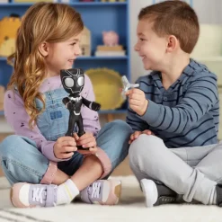 Hasbro Marvel Spidey E I Suoi Fantastici Amici Action Figure Di Supersized Black Panther, Giocattoli Di Supereroi Per Eta Prescolare