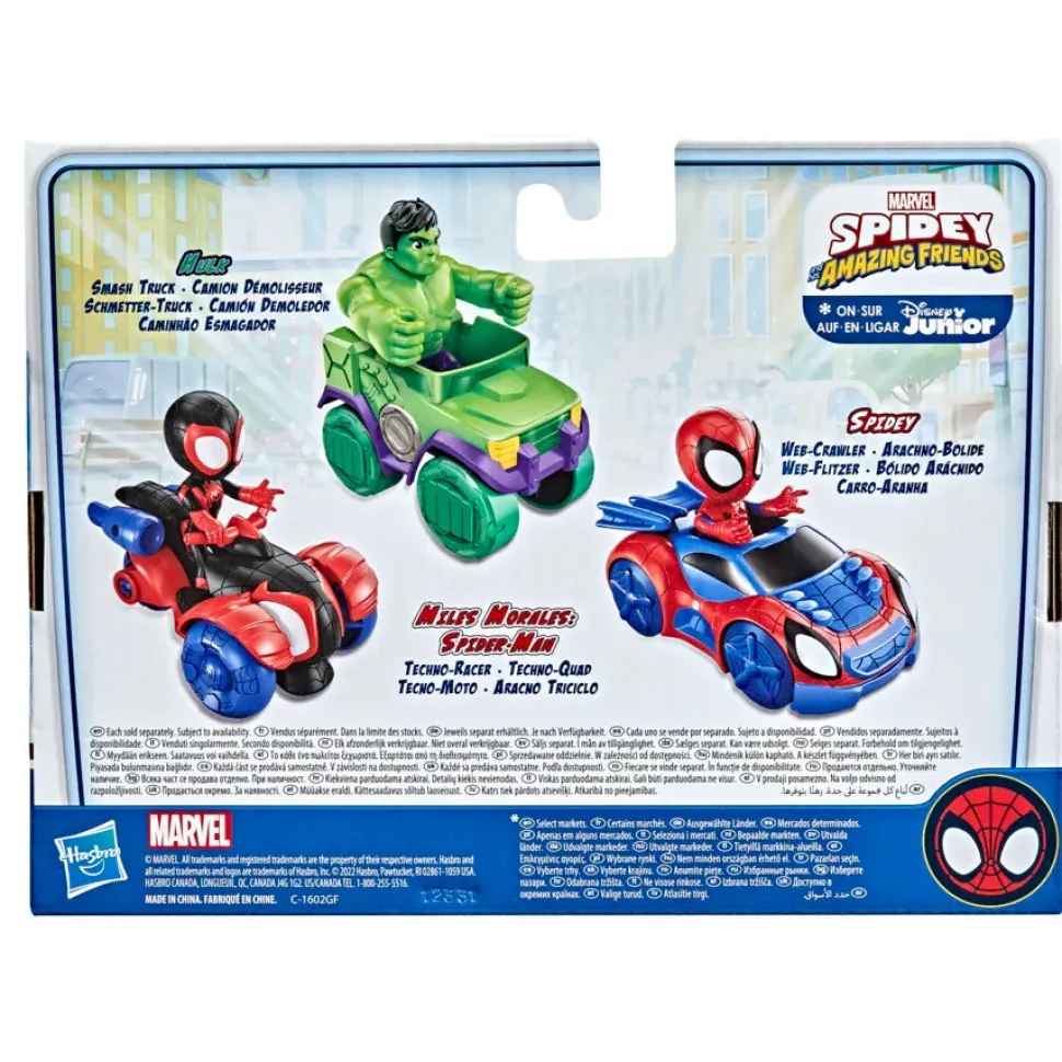 Hasbro Marvel Spidey E I Suoi Fantastici Amici, Action Figure Con Vicolo, Per Bambini Dai 3 Anni In Su