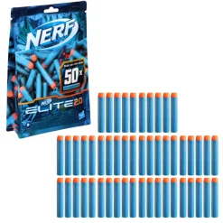Hasbro Nerf Elite 2.0 Confezione Ricarica 50 Dardi Elite 2.0 Ufficiali, Compatibile Con Tutti I Blaster Nerf Elite