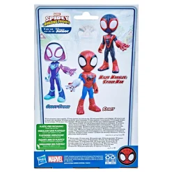 Hasbro Spidey E I Suoi Fantastici Amici Mega Miles Morales, Action Figure Da 22,5 Cm, Dai 3 Anni In Su