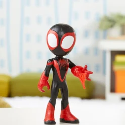 Hasbro Spidey E I Suoi Fantastici Amici Mega Miles Morales, Action Figure Da 22,5 Cm, Dai 3 Anni In Su