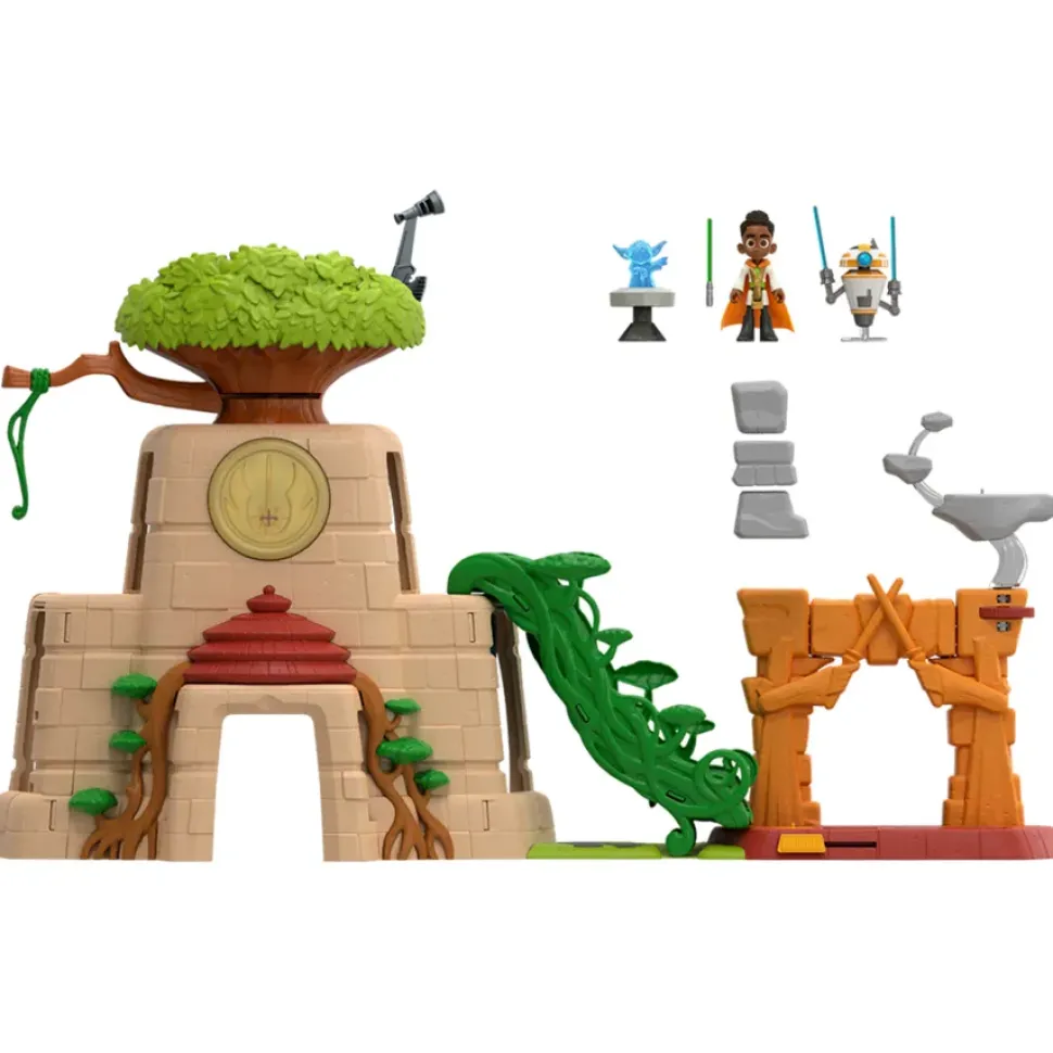 Hasbro Star Wars, Tempio Jedi Su Tenoo, Playset E Action Figure, Giocattoli Star Wars, Giocattoli Per Eta Prescolare (50,8 Cm), Dai 3 Anni In Su