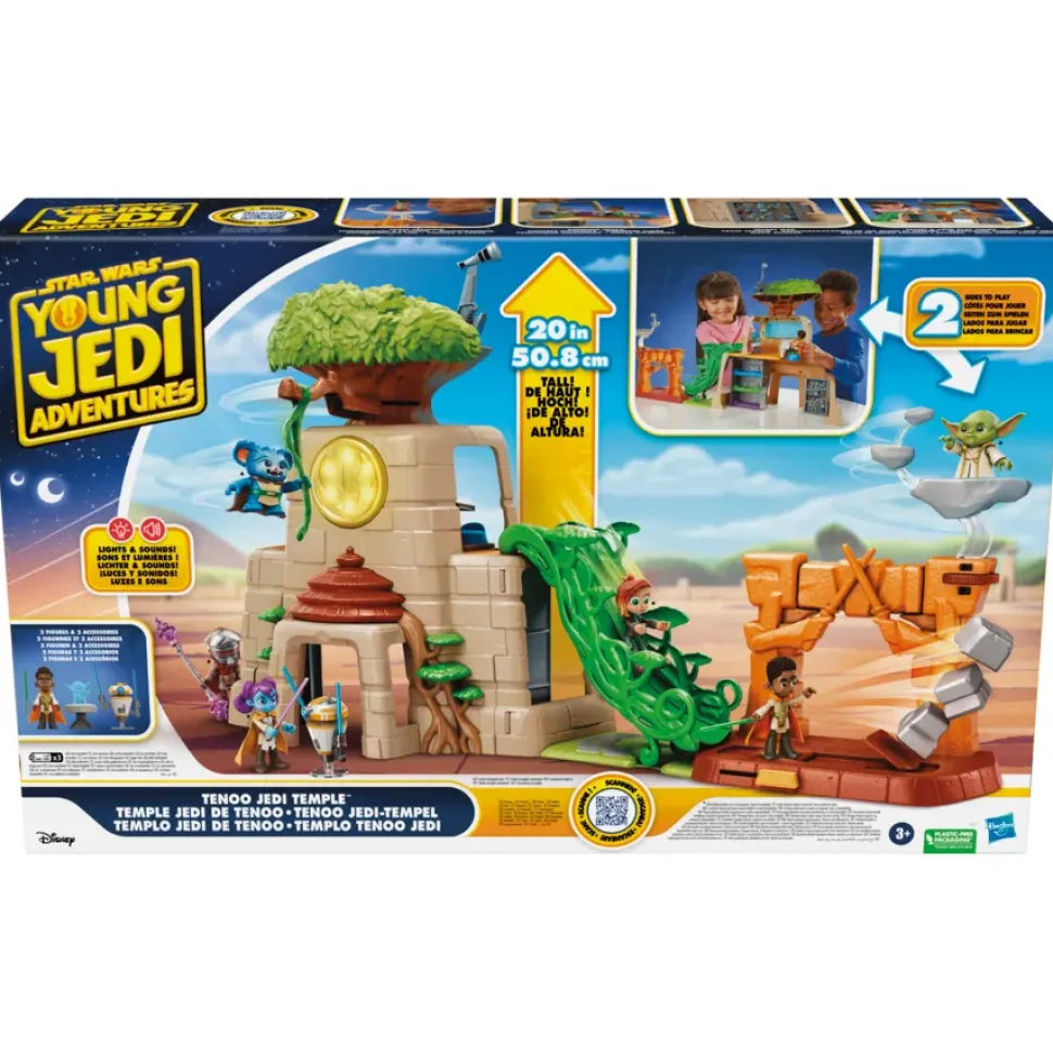 Hasbro Star Wars, Tempio Jedi Su Tenoo, Playset E Action Figure, Giocattoli Star Wars, Giocattoli Per Eta Prescolare (50,8 Cm), Dai 3 Anni In Su
