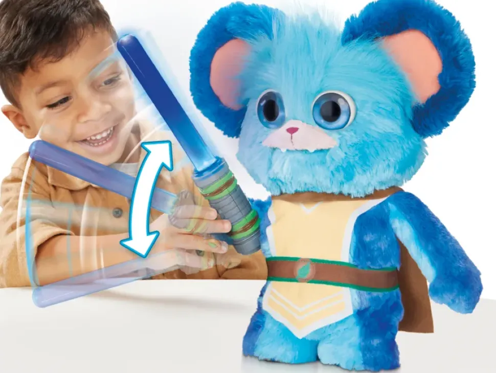 Hasbro Star Wars Young Jedi Adventures, Nubs Jedi Chiacchierone, Peluche Elettronico Di Star Wars, Giocattoli Per Eta Prescolare