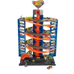 Hot Wheels City Playset Mega Garage Twist Con 1 Veicolo 1:64