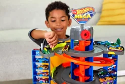 Hot Wheels City Playset Mega Garage Twist Con 1 Veicolo 1:64