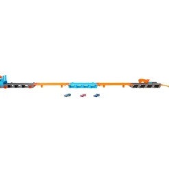 Hot Wheels 2In1 Camion Trasportatore E Pista Con 3 Macchinine, 4+Anni