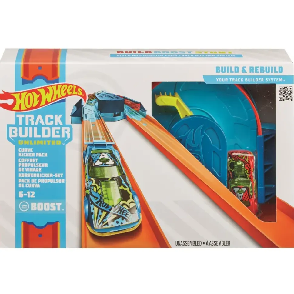 Hot Wheels Track Builder Unlimited Assortimento Di 7 Set Diversi E Macchinina Inclusa, 4+Anni