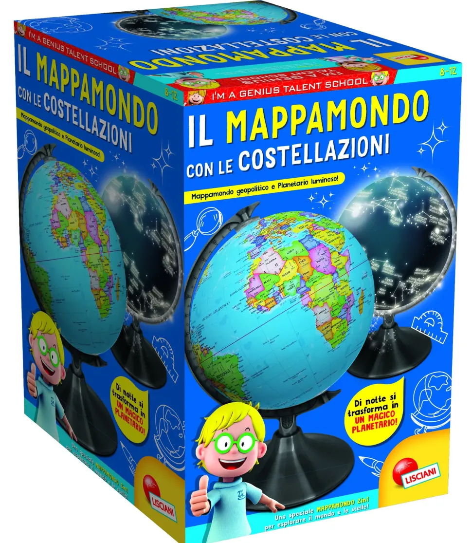 I'M A Genius Il Mappamondo Con Le Costellazioni