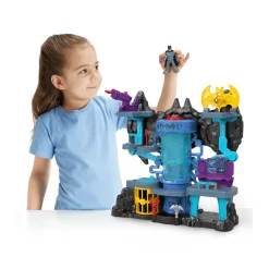 Imaginext Dc Super Friends Batcaverna Bat-Tech, Playset Di Batman Con Luci E Suoni; Per Bambini Da 3 A 8 Anni