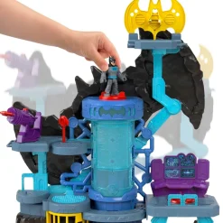 Imaginext Dc Super Friends Batcaverna Bat-Tech, Playset Di Batman Con Luci E Suoni; Per Bambini Da 3 A 8 Anni
