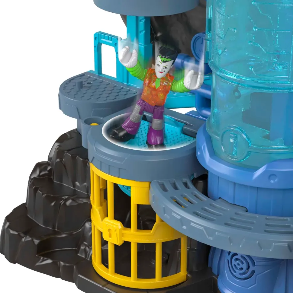 Imaginext Dc Super Friends Batcaverna Bat-Tech, Playset Di Batman Con Luci E Suoni; Per Bambini Da 3 A 8 Anni