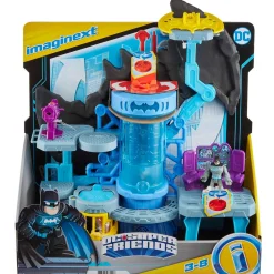 Imaginext Dc Super Friends Batcaverna Bat-Tech, Playset Di Batman Con Luci E Suoni; Per Bambini Da 3 A 8 Anni