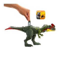 Jurassic World Predatori Giganti, Sinotiranno, Dinosauro Di Grandi Dimensioni Con Mossa D'Attacco E Kit Di Tracciamento, Per Il Gioco Classico E Digitale, Giocattolo, 4+ Anni, Hlp25