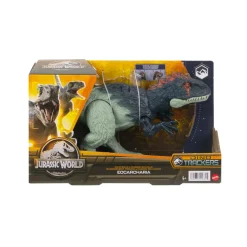 Jurassic World Ruggito Selvaggio, Eocarcaria, Con Suoni E Mossa D'Attacco, Dimensioni Medie, Snodato E Con Gioco Digitale, Giocattolo Per Bambini, 4+ Anni, Hlp17
