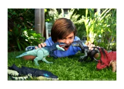 Jurassic World Ruggito Selvaggio, Driptosauro, Con Suoni E Mosse D'Attacco, Dimensioni Medie, Snodato E Con Gioco Digitale , Giocattolo Per Bambini, 4+ Anni, Hlp15