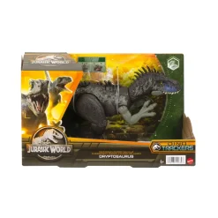 Jurassic World Ruggito Selvaggio, Driptosauro, Con Suoni E Mosse D'Attacco, Dimensioni Medie, Snodato E Con Gioco Digitale , Giocattolo Per Bambini, 4+ Anni, Hlp15