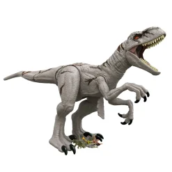 Jurassic World Super Colossal, Istinto Di Sopravvivenza Dinosauro Veloce Snodato, Giocattolo Per Bambini 4+ Anni, Hfr09