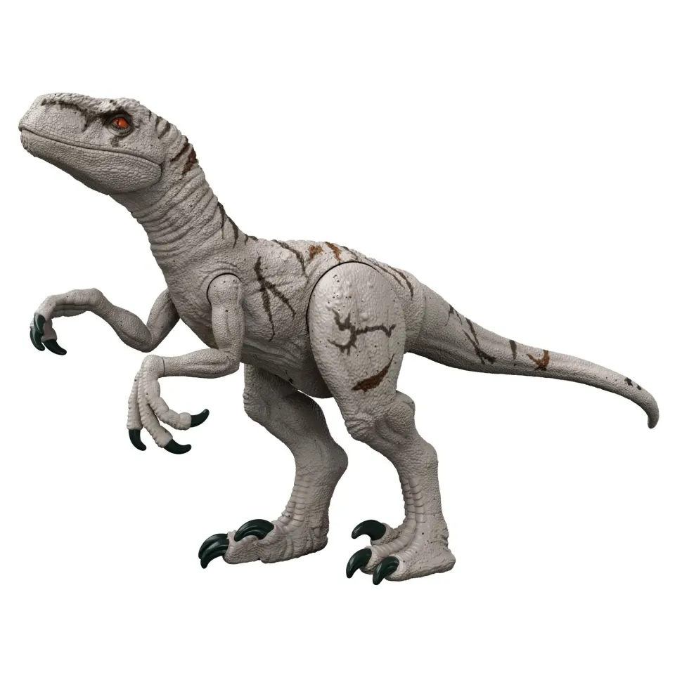 Jurassic World Super Colossal, Istinto Di Sopravvivenza Dinosauro Veloce Snodato, Giocattolo Per Bambini 4+ Anni, Hfr09