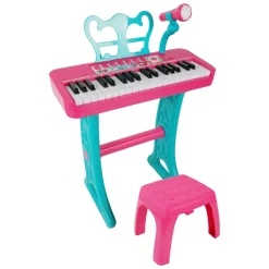 Keyboard Set With Stool Girl
