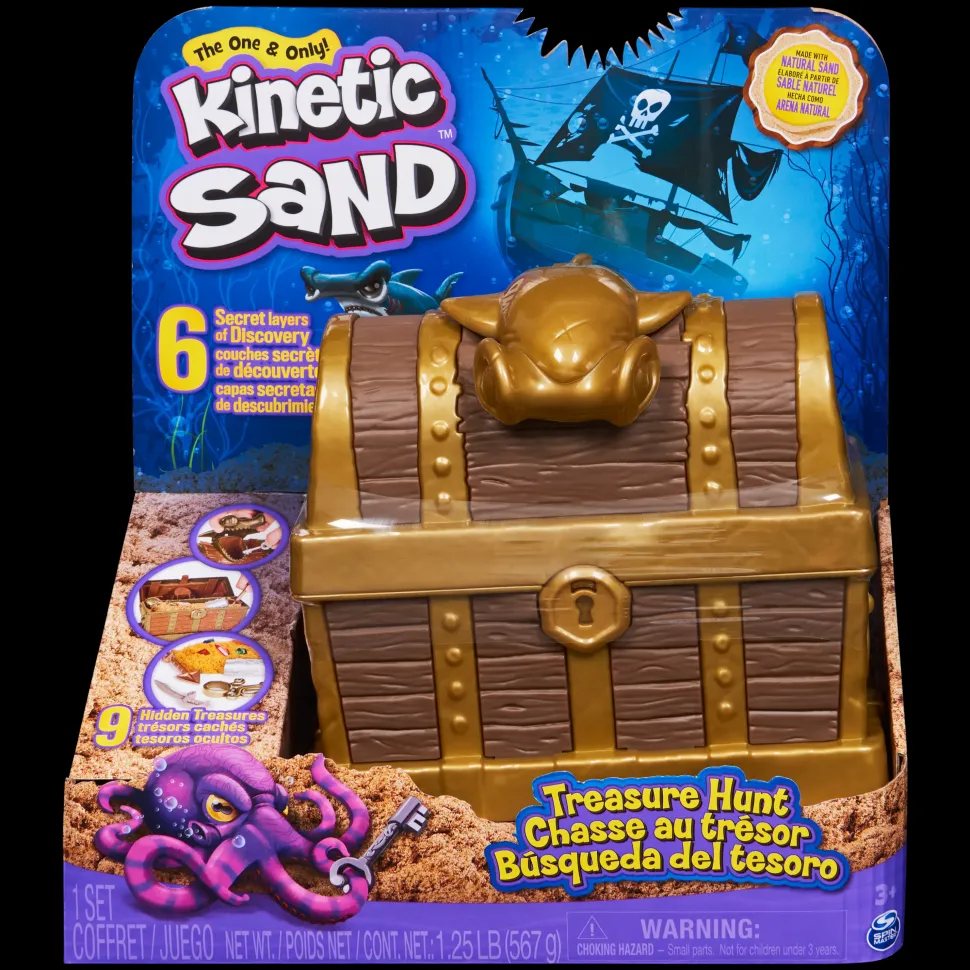 Kinetic Sand, Set Di Gioco Caccia Al Tesoro Con 9 Sorprese
