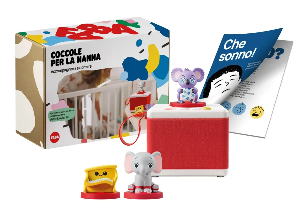 Kit Faba Coccole Della Buona Notte Racconta Storie Faba + 3 Personaggi E La Guida Che Sonno! Eta 0-3