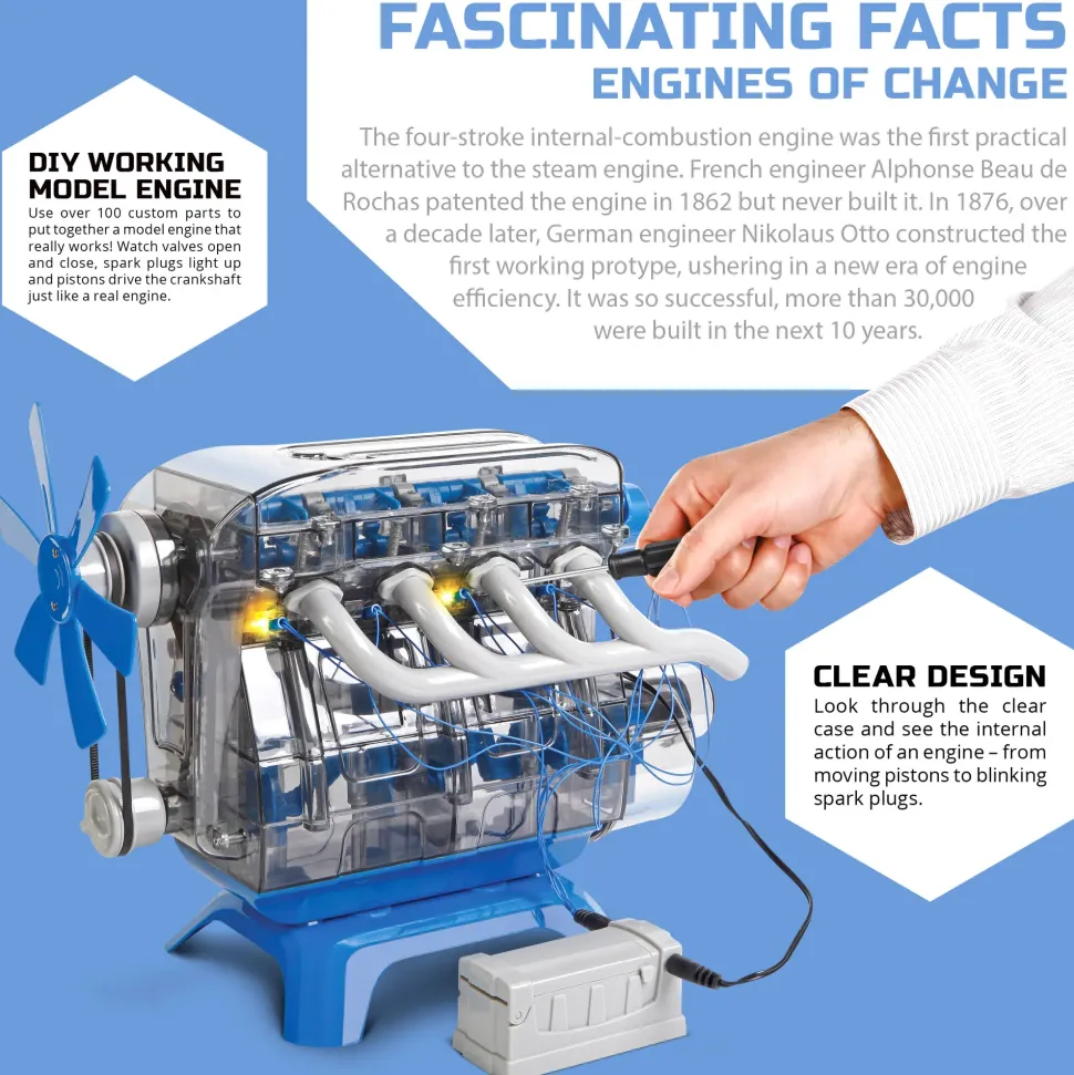 Kit Modellino Di Motore Giocattolo