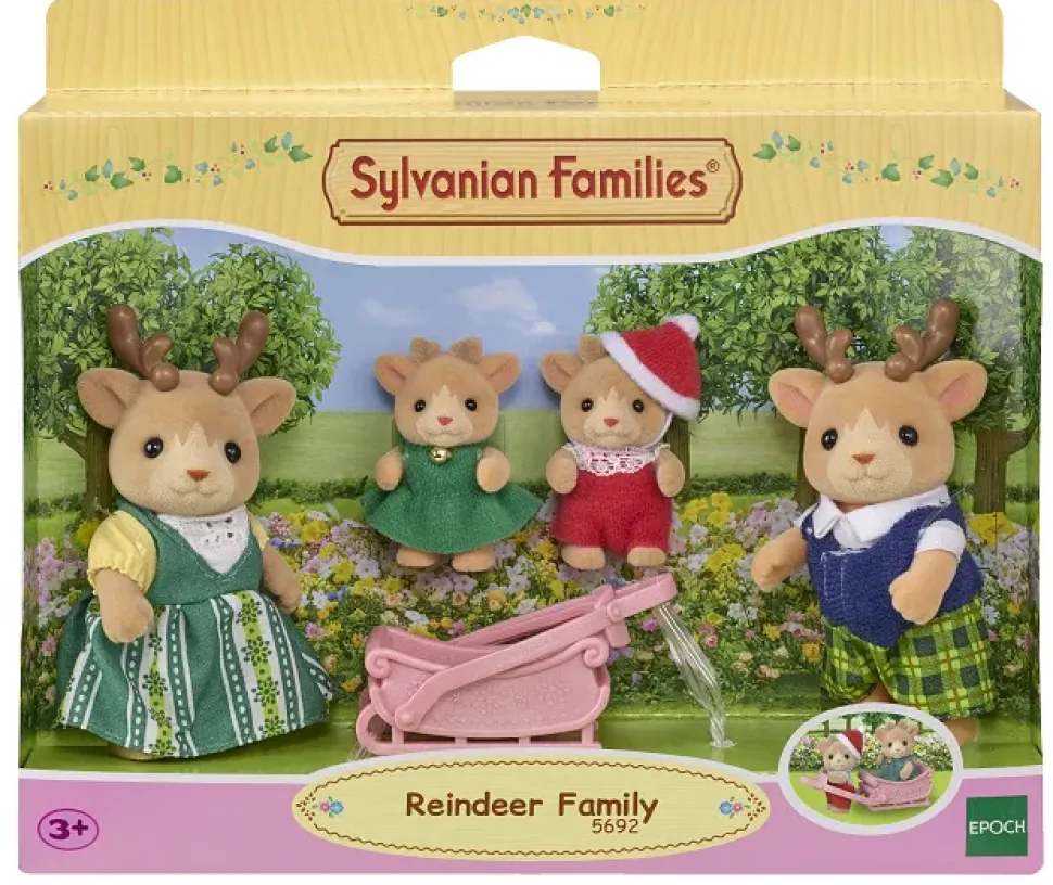La Famiglia Renna Personaggi E Playset Del Meraviglioso Mondo Sylvanian Families