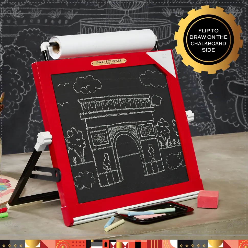 Lavagnetta 3 In 1 Con Led, Gessetti E Pennarelli