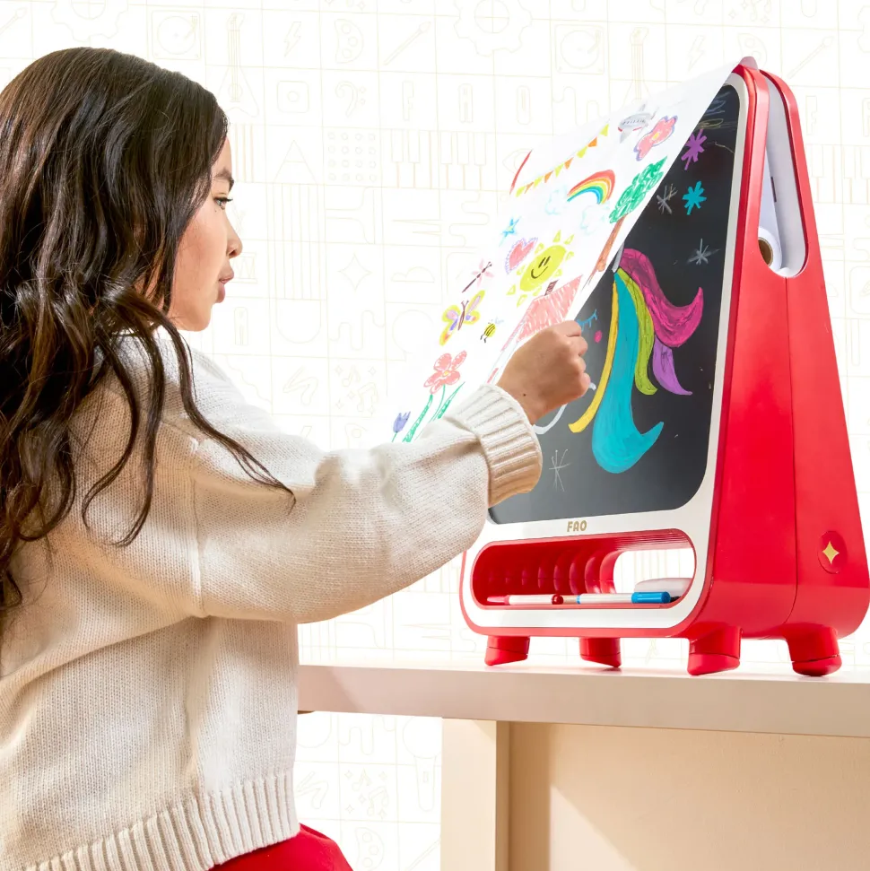 Lavagnetta Con Cavalletto Sketch & Glow 3-In-1 Art Studio