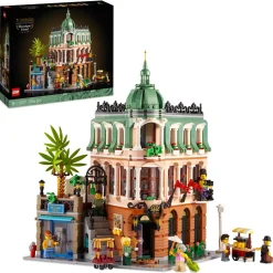 Lego 10297 Boutique Hotel, Set Modellini Da Costruire Per Adulti, Edificio Modulare Da Collezione Con 7 Minifigure