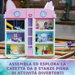 Lego 10788 La Casa Delle Bambole Di Gabby, Casa Giocattolo A 4 Piani E 8 Stanze Con I Personaggi Di Gabby, Regalo Bambini 4+