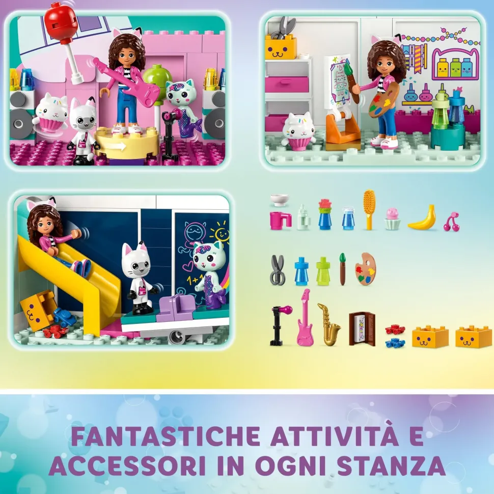 Lego 10788 La Casa Delle Bambole Di Gabby, Casa Giocattolo A 4 Piani E 8 Stanze Con I Personaggi Di Gabby, Regalo Bambini 4+