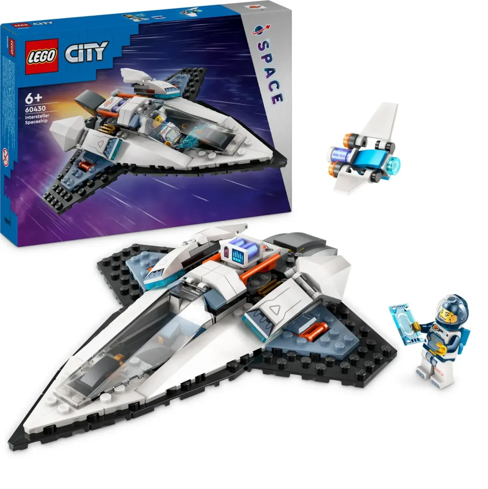 Lego City 60430 Astronave Interstellare, Giocattolo, Gioco Spaziale Per Bambini 6+ Anni Con Navicella, Minifigure E Drone Robot