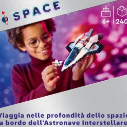 Lego City 60430 Astronave Interstellare, Giocattolo, Gioco Spaziale Per Bambini 6+ Anni Con Navicella, Minifigure E Drone Robot