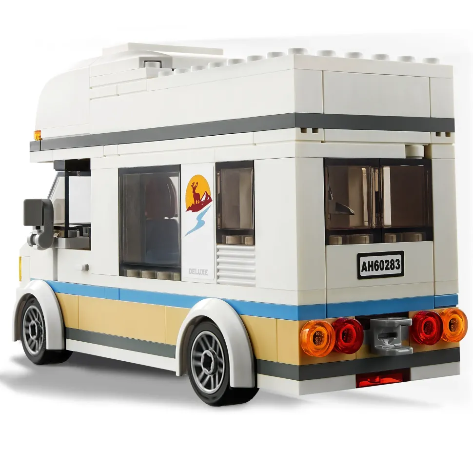 Lego City 60283 Camper Delle Vacanze, Set Di Costruzioni Con Roulotte Giocattolo E Minifigure, Giochi Per Bambini, Idee Regalo