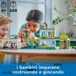 Lego City 60365 Condomini, Modular Building Set Con Stanze Combinabili E 6 Minifigure, Regalo Di Compleanno Per Bambini 6+ Anni
