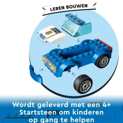 Lego City 60370 Inseguimento Alla Stazione Di Polizia, Macchina E Moto Giocattolo, Minifigure E Cane, Giochi Per Bambini 4+