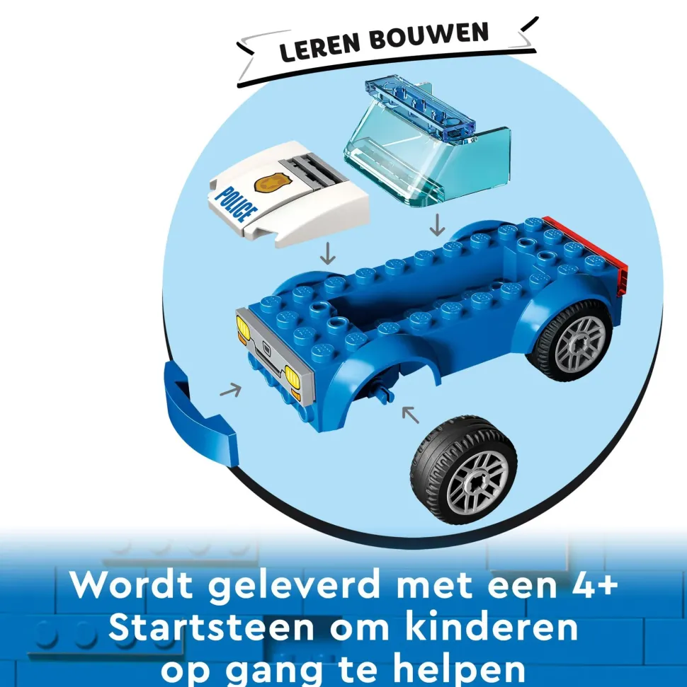 Lego City 60370 Inseguimento Alla Stazione Di Polizia, Macchina E Moto Giocattolo, Minifigure E Cane, Giochi Per Bambini 4+