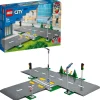 Lego City 60304 Piattaforme Stradali, Set Basi Con Lampioni Fosforescenti, Semafori Giocattolo, Cartelli E Segnaletica, Toys Center