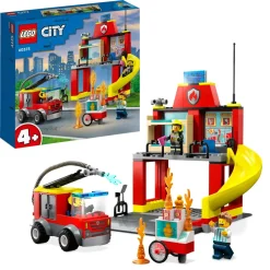 Lego City Fire 60375 Caserma Dei Pompieri E Autopompa, Camion Giocattolo Dei Vigili Del Fuoco, Giochi Per Bambini, Idee Regalo