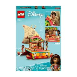 Lego Disney Princess 43210 La Barca A Vela Di Vaiana Con Mini Bamboline E Delfino, Giocattolo Creativo Per Bambine E Bambini 6+