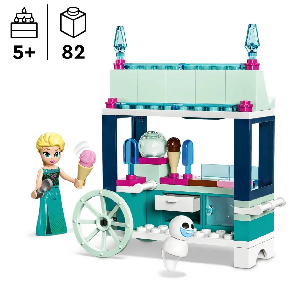Lego Disney Princess 43234 Le Delizie Al Gelato Di Elsa Frozen, Carretto Dei Gelati Delle Principesse, Giochi Per Bambini 5+