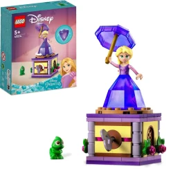 Lego Disney Princess 43214 Rapunzel Rotante, Giocattolo Da Costruire Con Mini Bambolina In Abito Di Diamante, Giochi Bambini