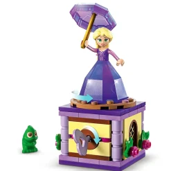 Lego Disney Princess 43214 Rapunzel Rotante, Giocattolo Da Costruire Con Mini Bambolina In Abito Di Diamante, Giochi Bambini